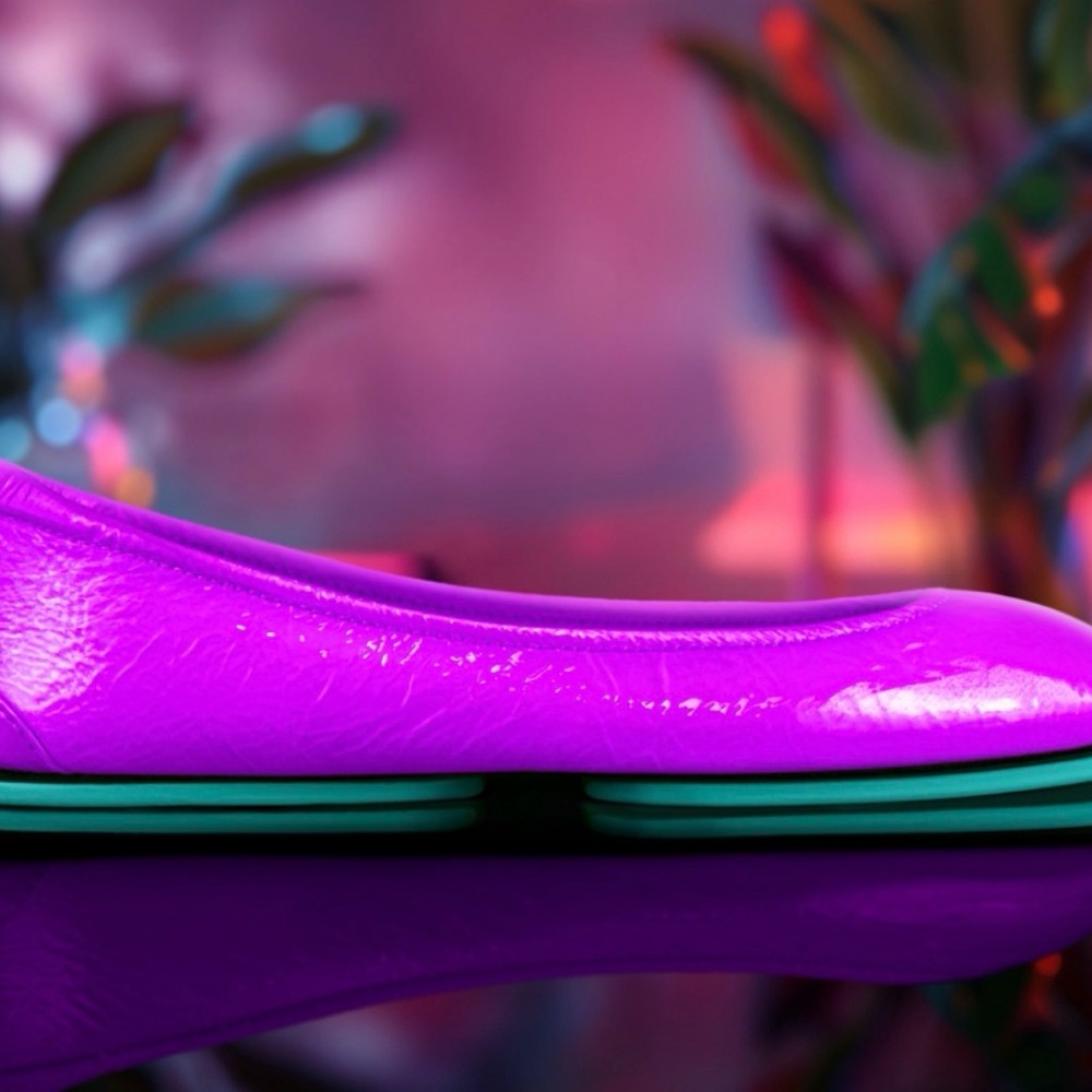 Tieks Limited Edition Neon Pink